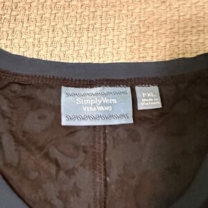 Simply Vera Vera Wang Dark Top